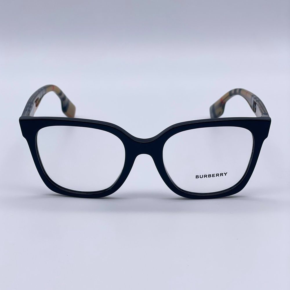 BRAND NEW BURBERRY EVELYN BE2347 3942 Black/Demo Lens Women Eyeglasses